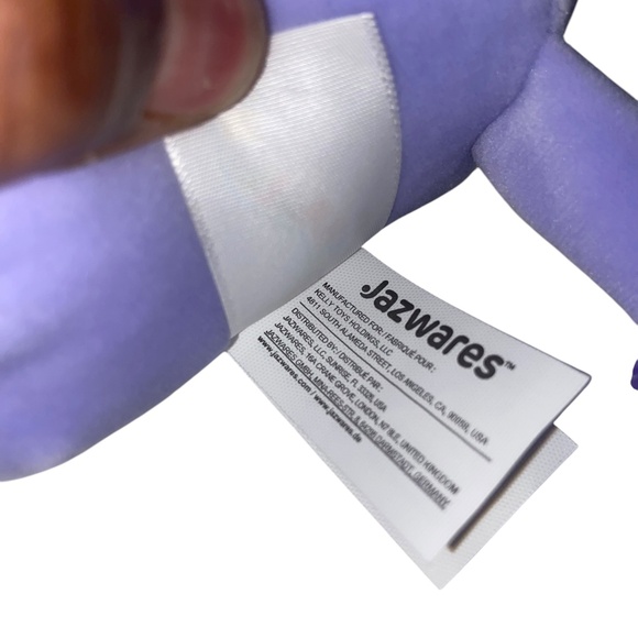 Squishmallows Anjali the Elephant Plush 7” Tie-Dye Ears Flower Clip 2023 - Picture 8 of 16